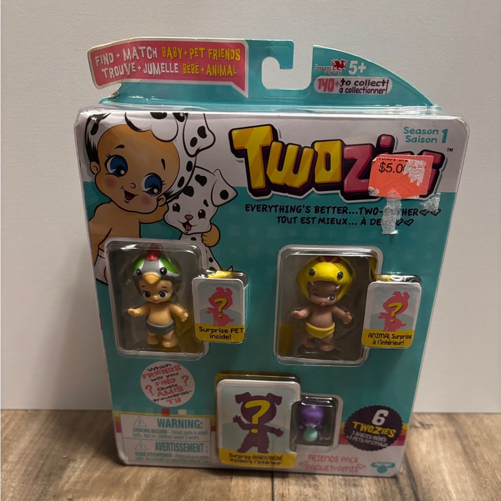 Twozies Season 1 Friends Pack BRAND NEW 3 Babies & 3 Pets